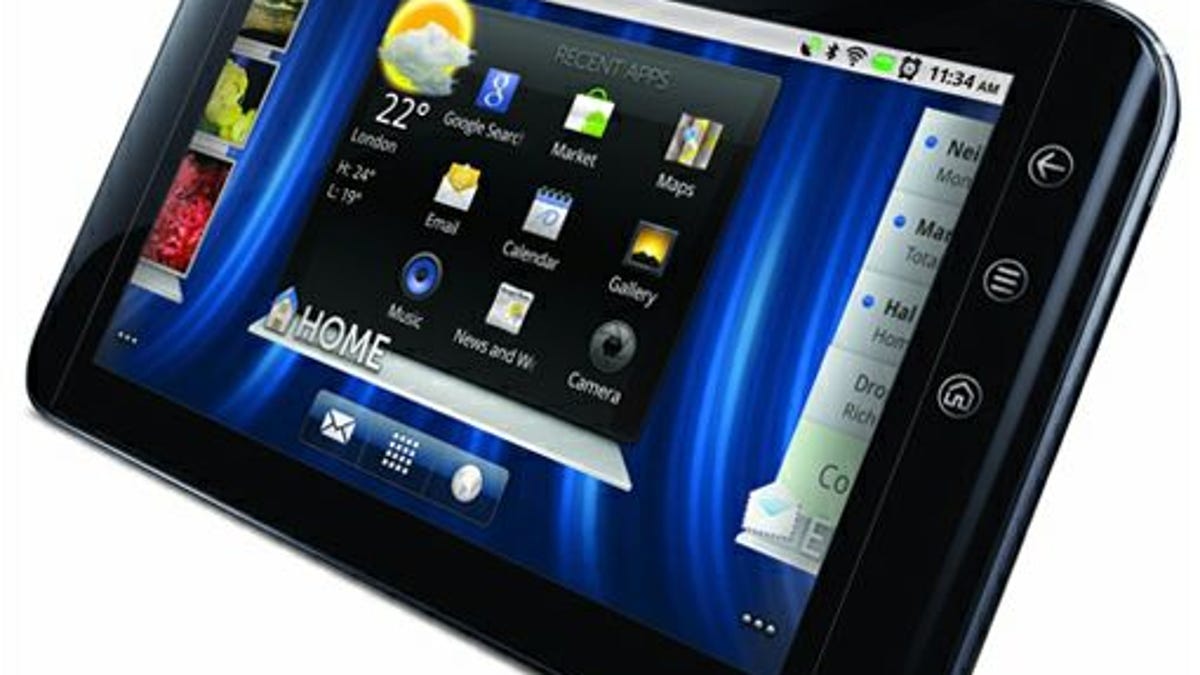 The Dell Streak tablet includes optional 3G/4G service from T-Mobile.
