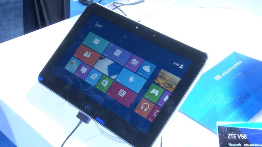 Windows 8 tablet, ZTE V98, turns up at MWC 2013