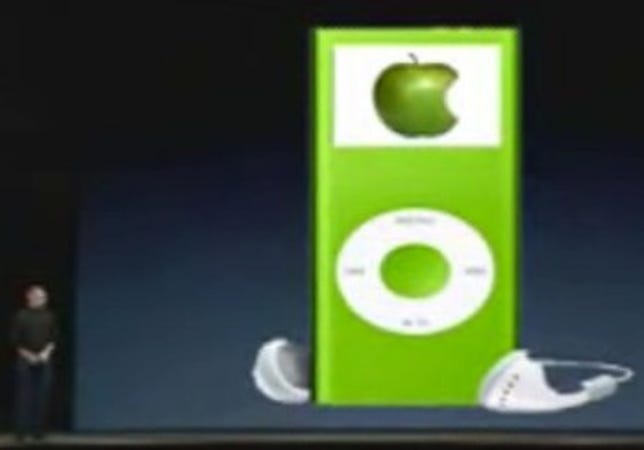 Greenpeace green iPod
