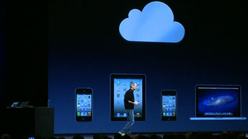 Steve Jobs introduces iCloud