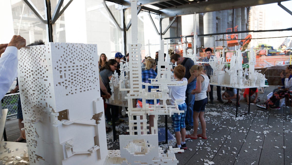 Build your own ideal city with Legos