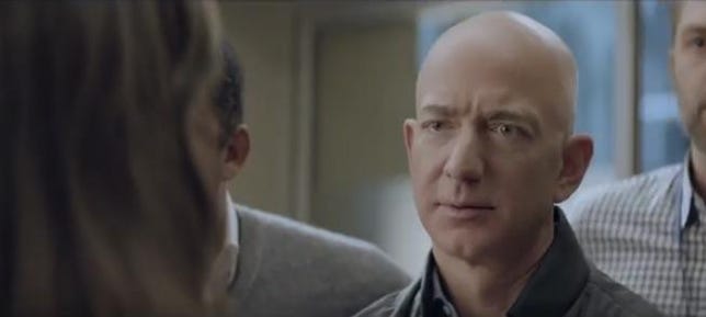 Amazon’s Jeff Bezos faces disaster in Super Bowl ad teaser