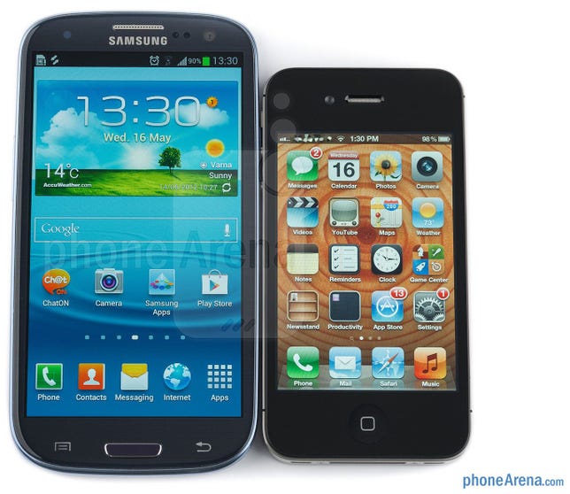 Screen envy: You can't use something like the Galaxy S4 without coming away disappointed with your iPhone 4S.