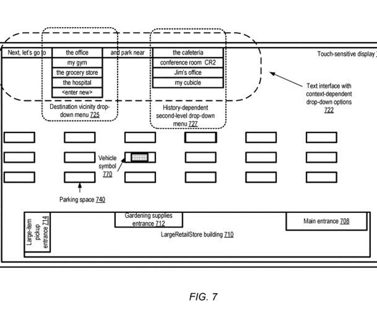 Apple voice and gesture command patent application for self-driving car