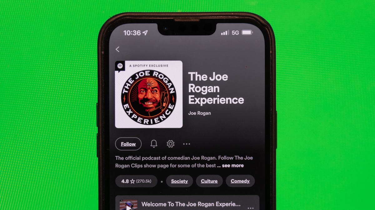 Joe Rogan Podcast on Spotify