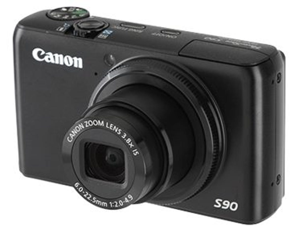The lens in Canon's S90 suffers from barrel distortion--but most folks won't know, because the camera corrects it with its own software.