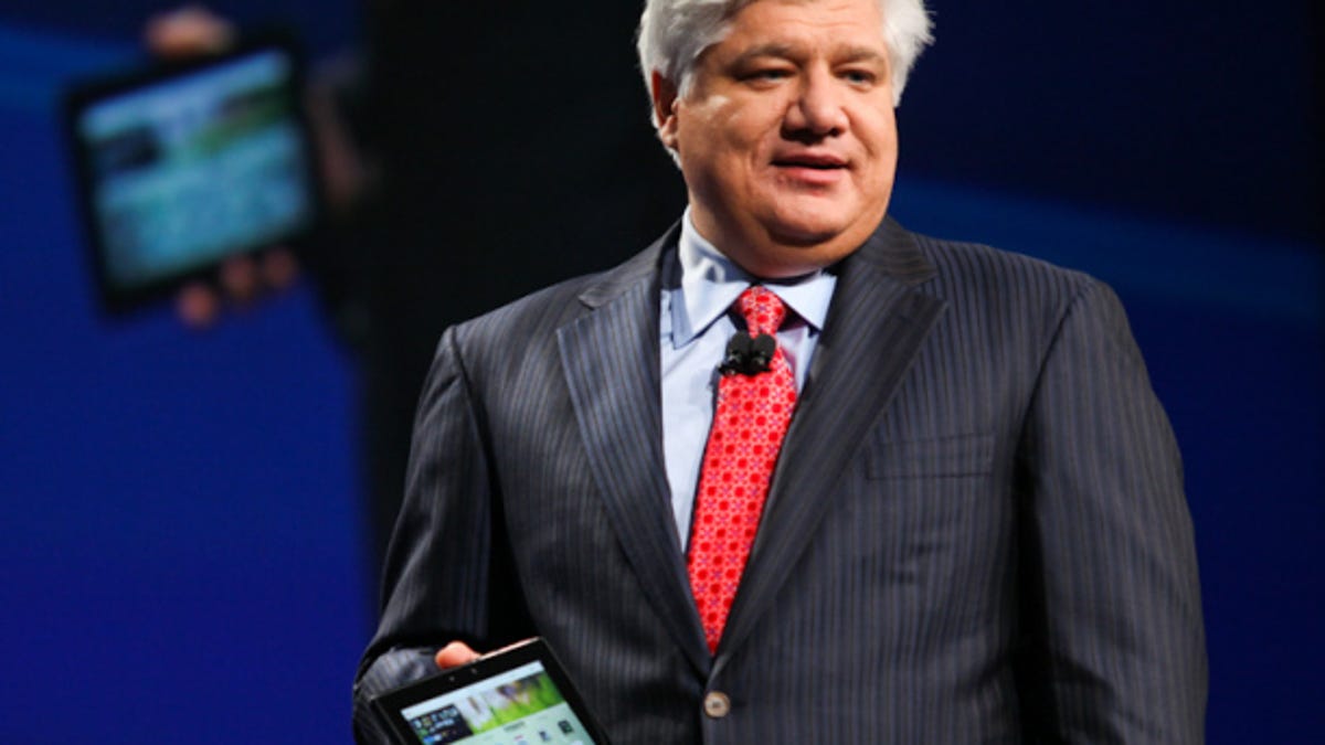 BlackBerry PlayBook and RIM co-CEO Mike Lazaridis
