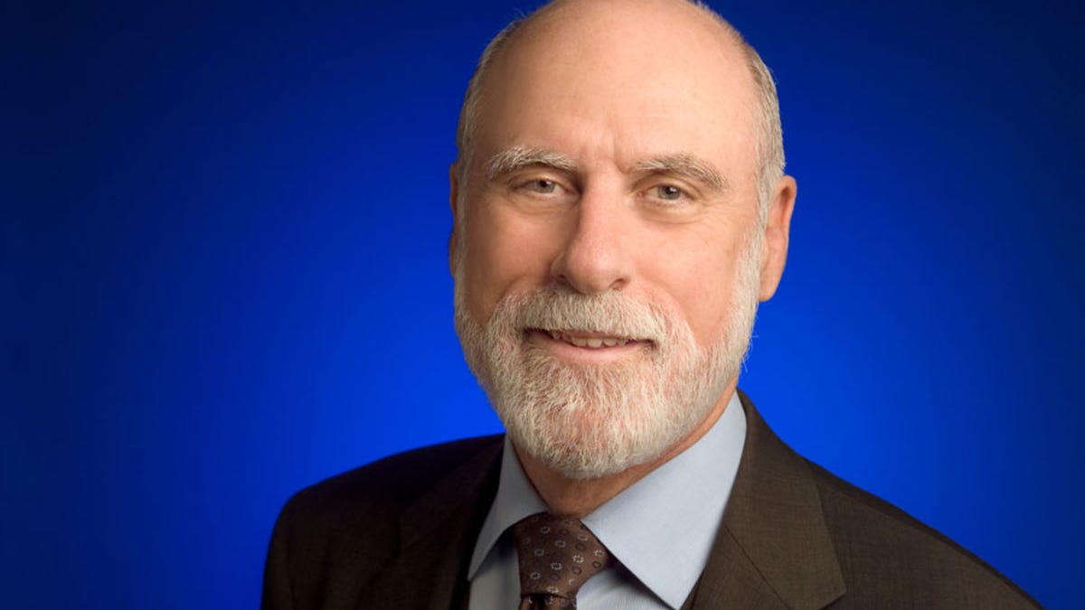 Vint Cerf, a father of the Internet and Google's chief Internet evangelist