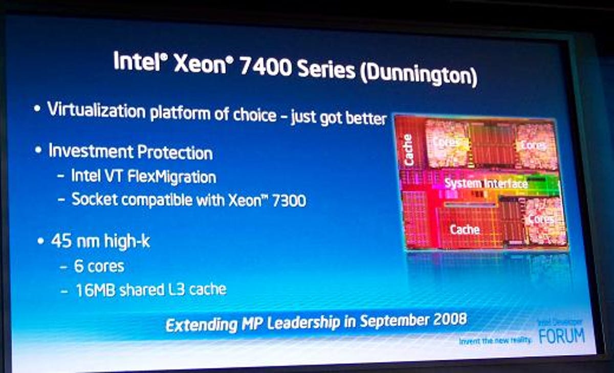 Intel "Dunnington" Xeon 7400 is the first six-core processor