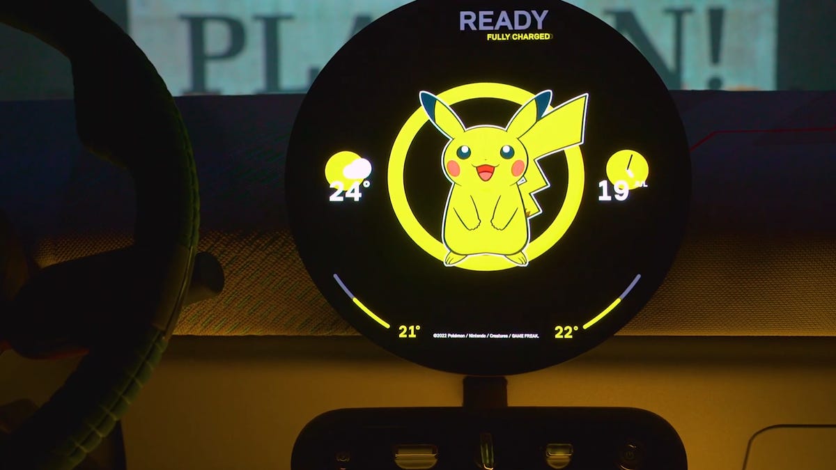 Pokemon Mode on the Mini Aceman concept's main screen