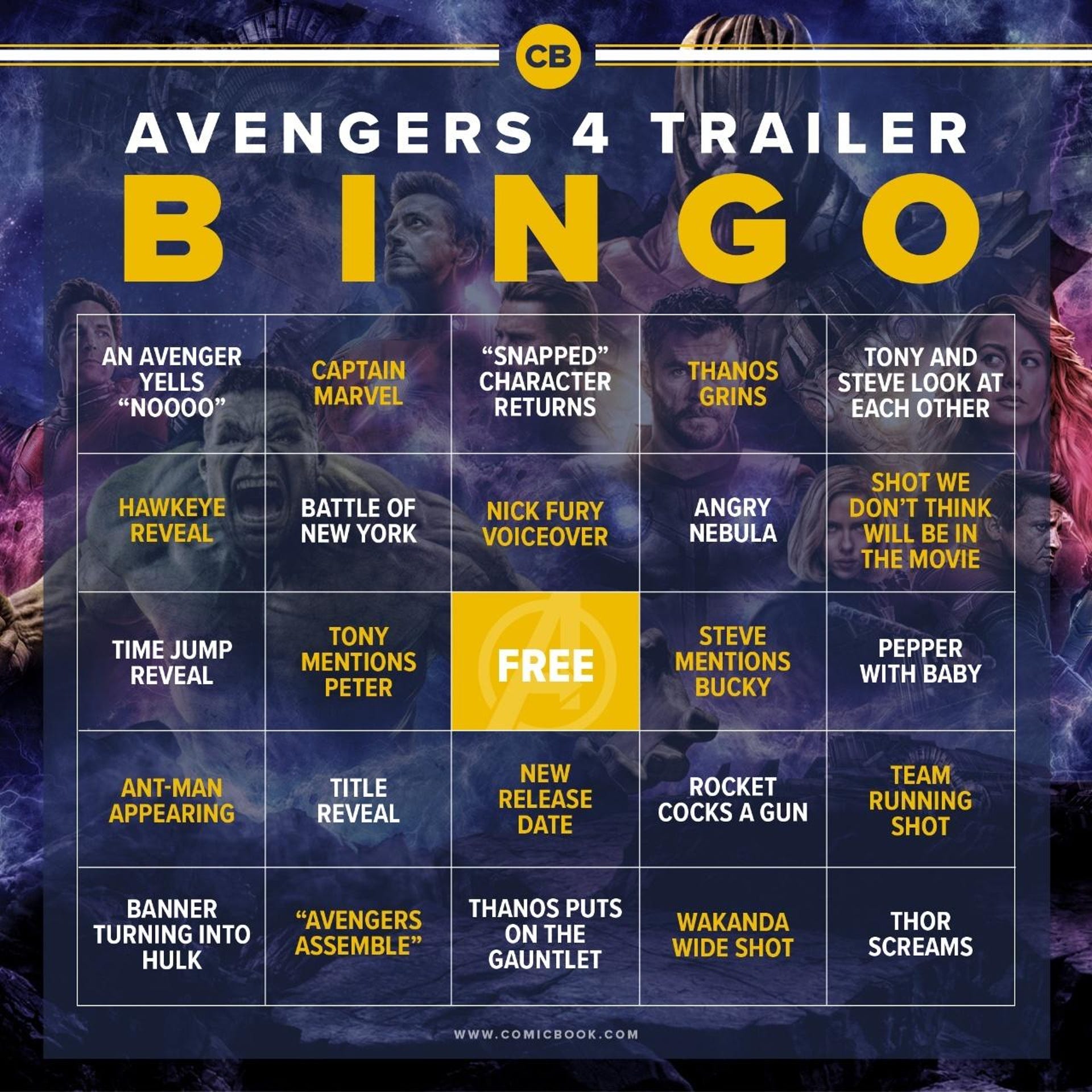 avengers-4-bingo-card-comicbook-com