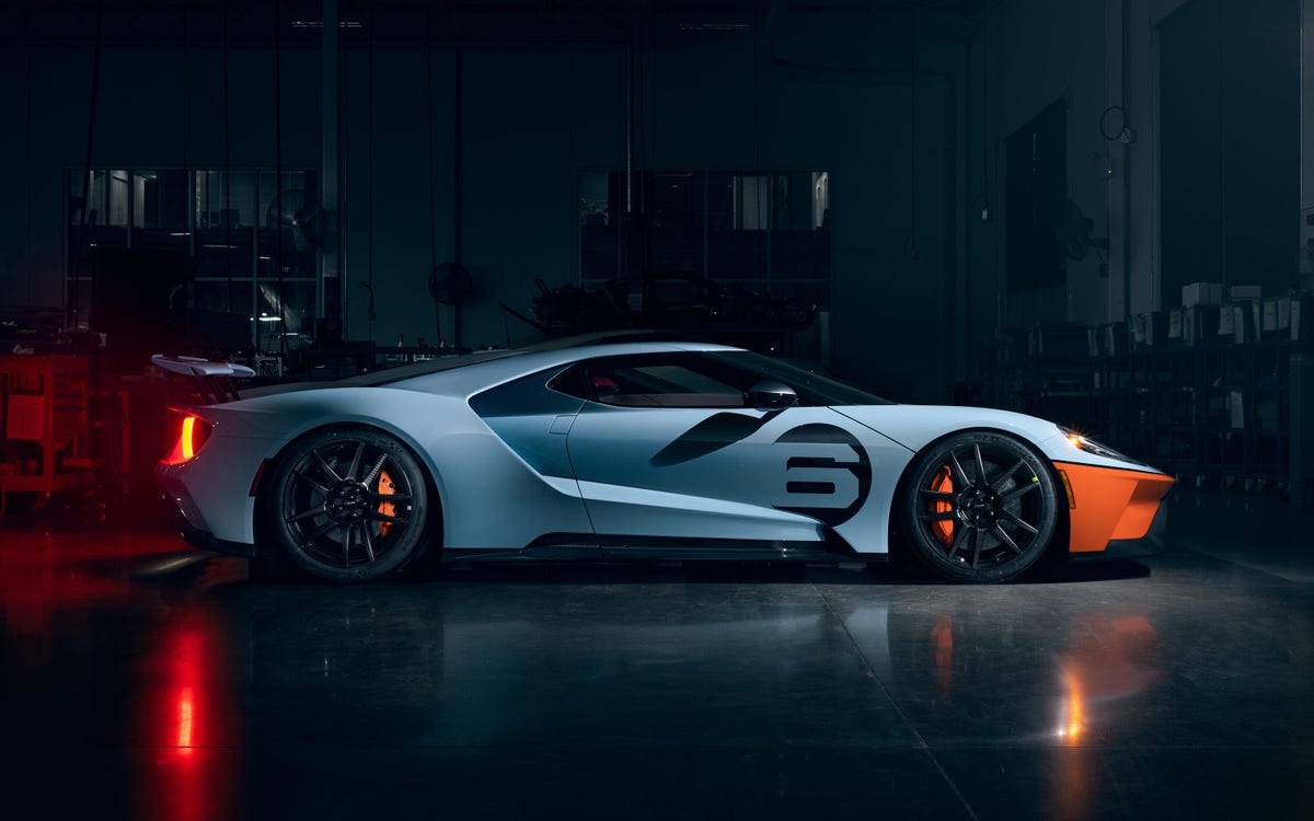 2020 Ford GT Gulf Racing heritage livery