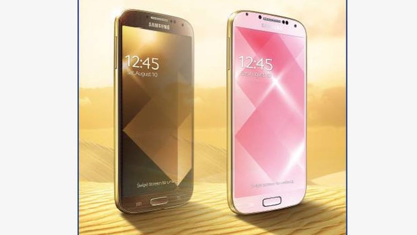 Galaxy S4 goes gold; Kindles get new spark
