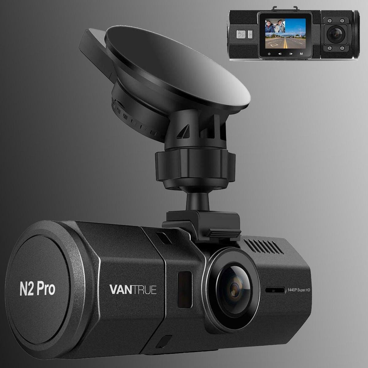 Record inside and outside your car at once with the Vantrue N2 Pro dual dash  cam, on sale for $120 - CNET