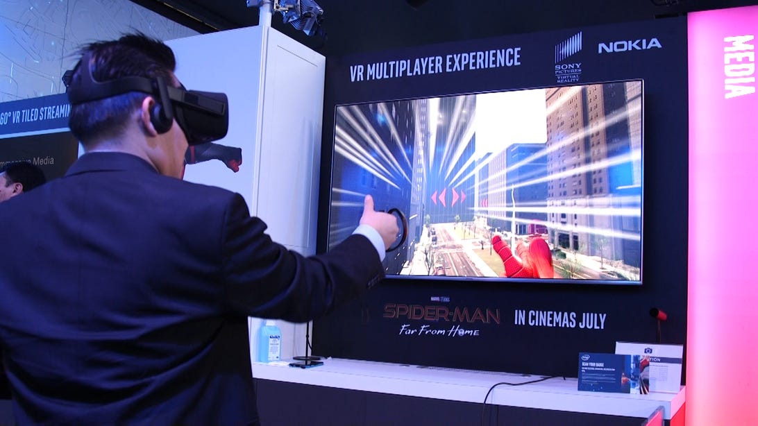 5G and VR let me Spider-Man my way through New York
