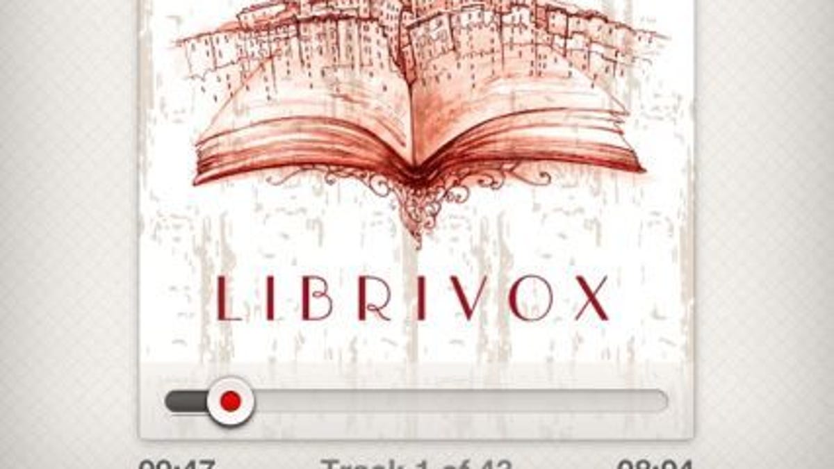 Audiobooks HQ for iOS lets you download over 5,000 public-domain spoken-word books, including lots of classic works.