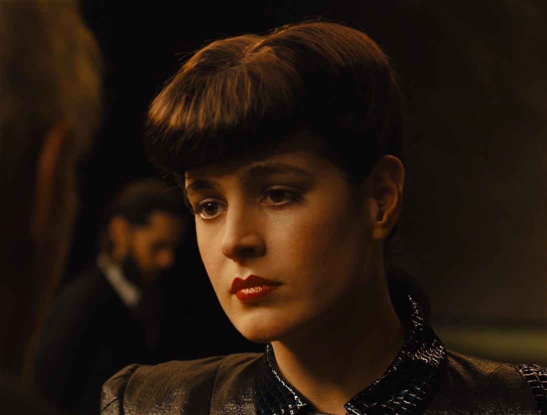 Rachael the replicant in "Blade Runner 2049"