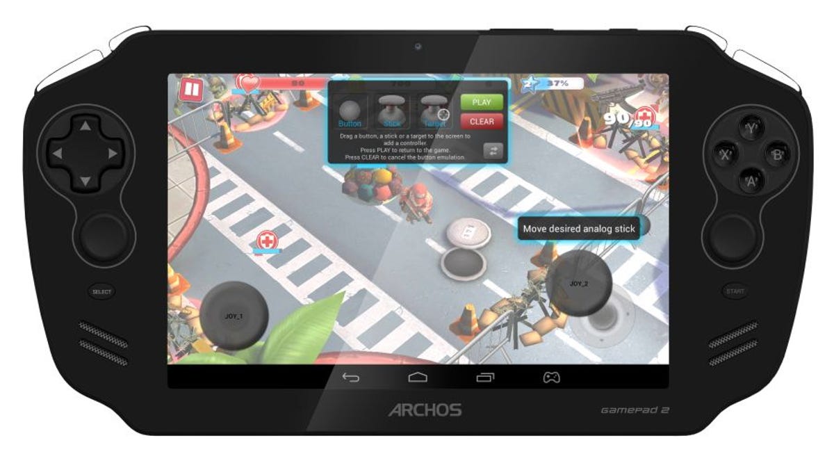 The Archos button-mapping tool makes it easy to configure existing games for use with the GamePad 2.