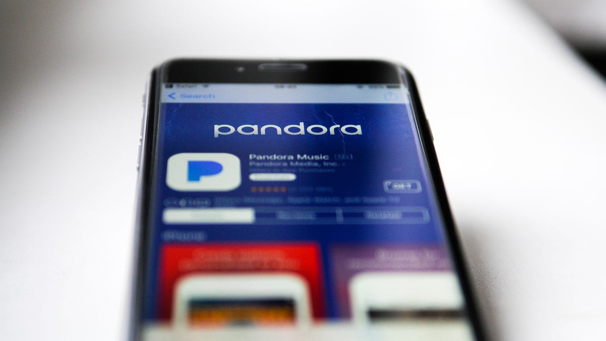 Pandora's app on a phone