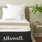 Allswell 4-inch mattress topper infused with copper gel
