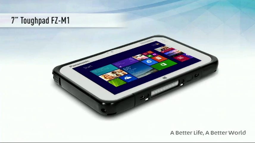 Panasonic shows 7-inch rugged tablet