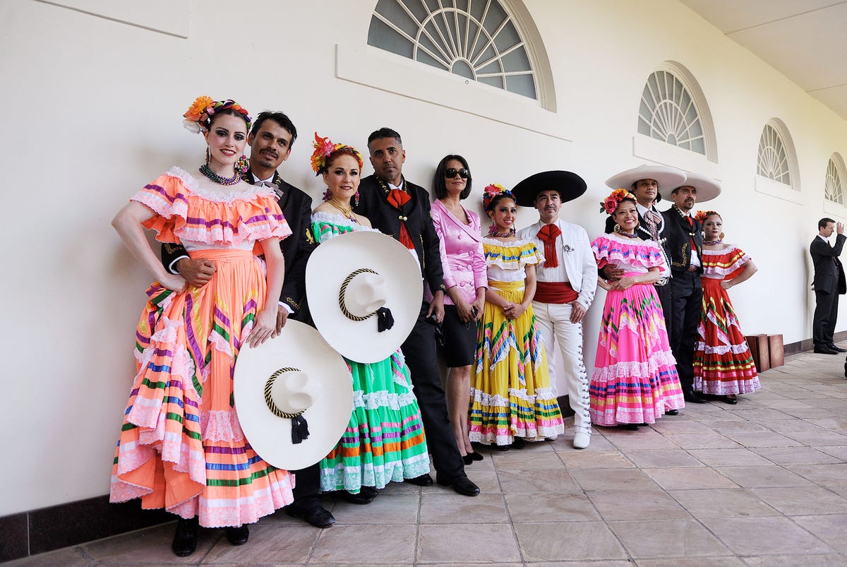 Mexican dancers at the White House for Cinco de Mayo