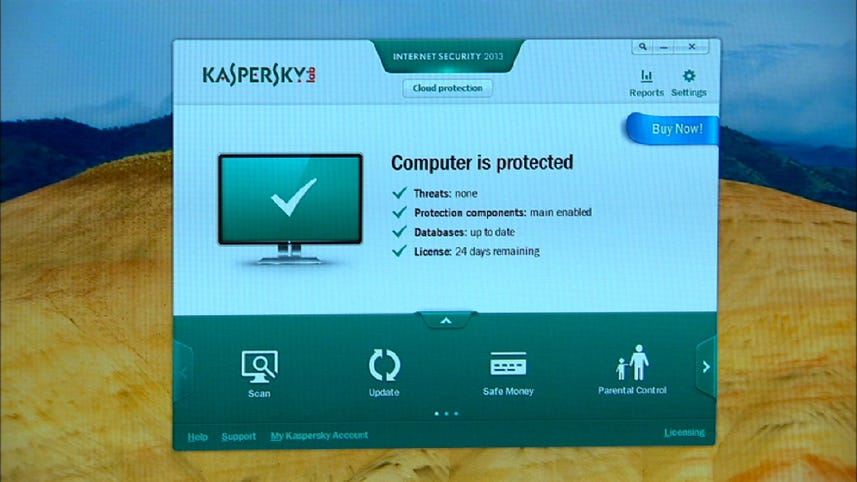 Kaspersky 2013 locks down your dollars