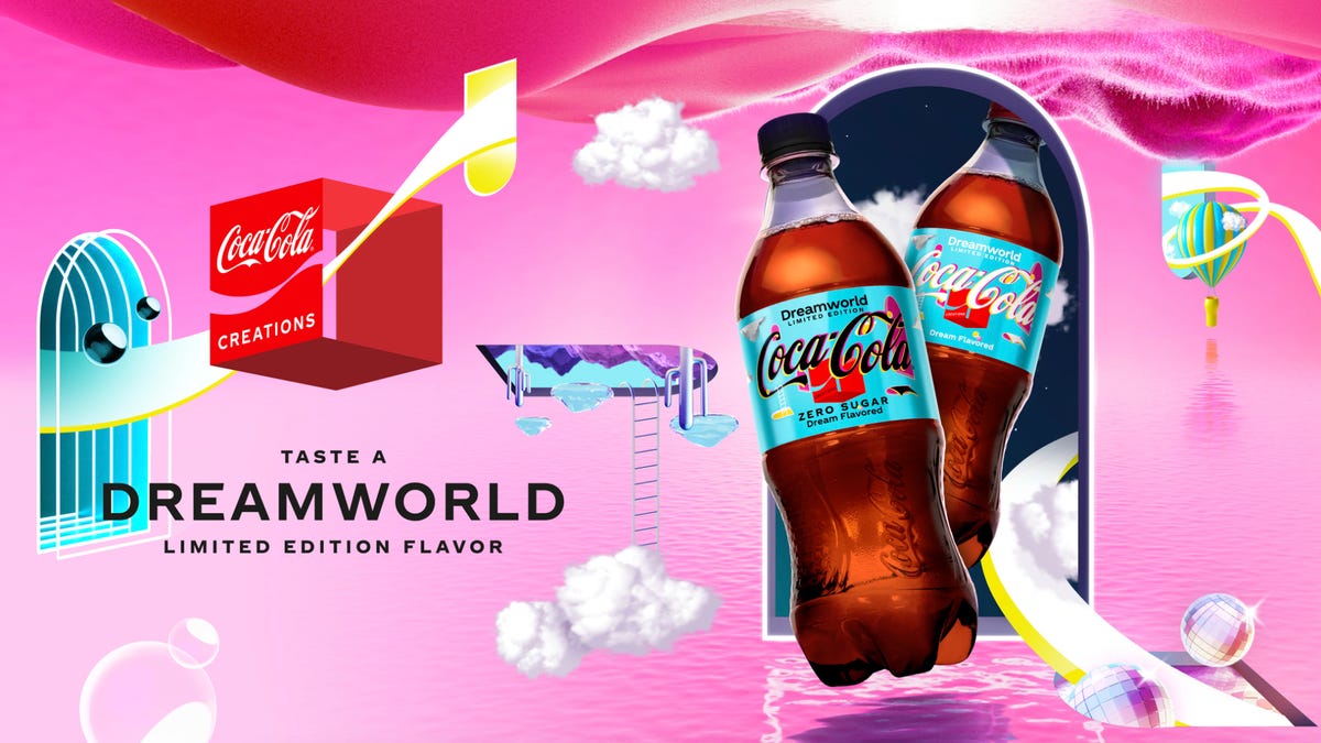 Bottles of Coca-Cola Dreamworld