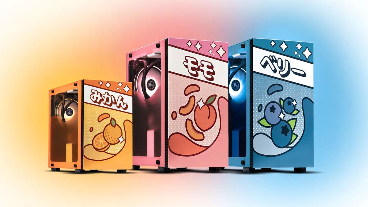 Ironside Juicebox gaming PCs with cute cases