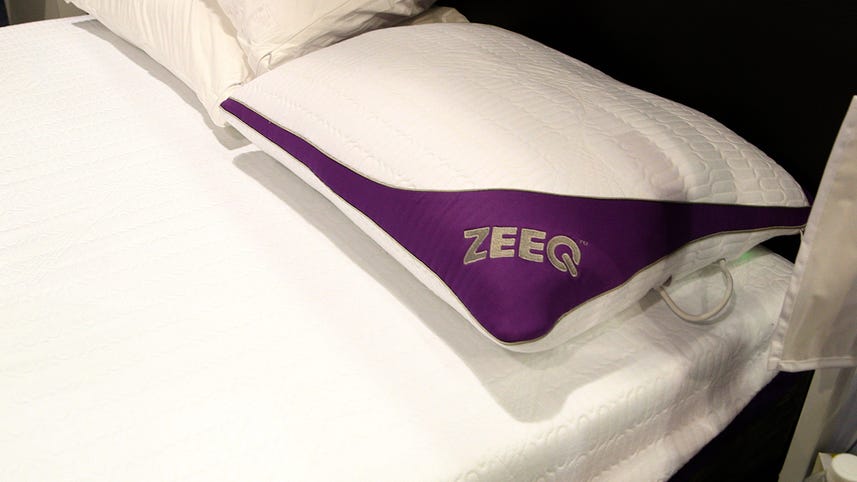 Zeeq smart pillow tells you how loud you snore