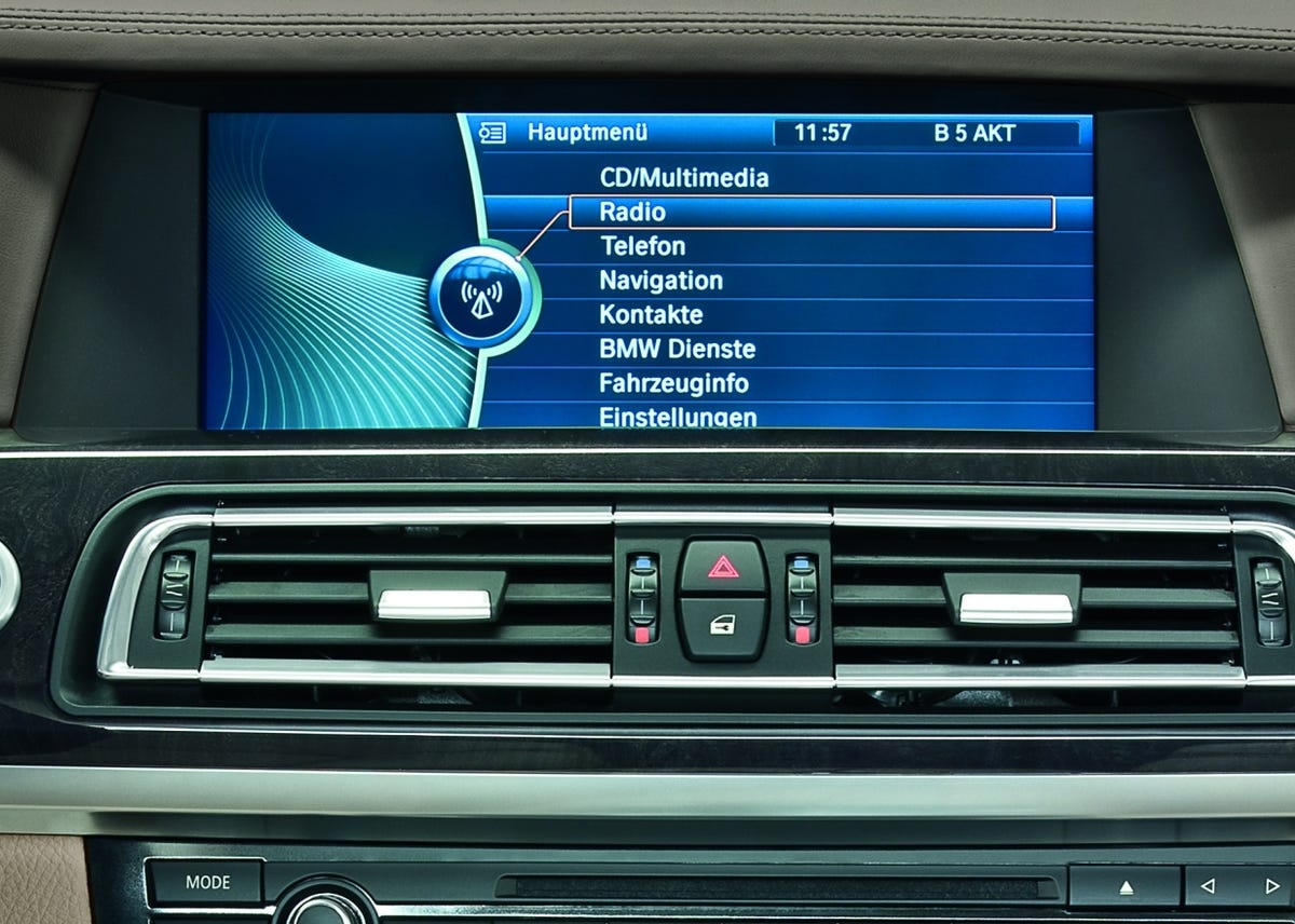 BMW's new iDrive screen.