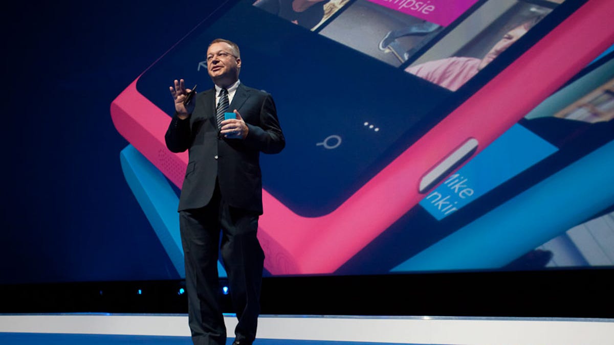 Nokia CEO Stephen Elop at Nokia World last year.
