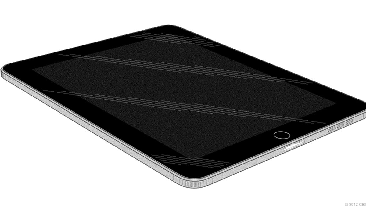 Apple's original iPad design, now patented.