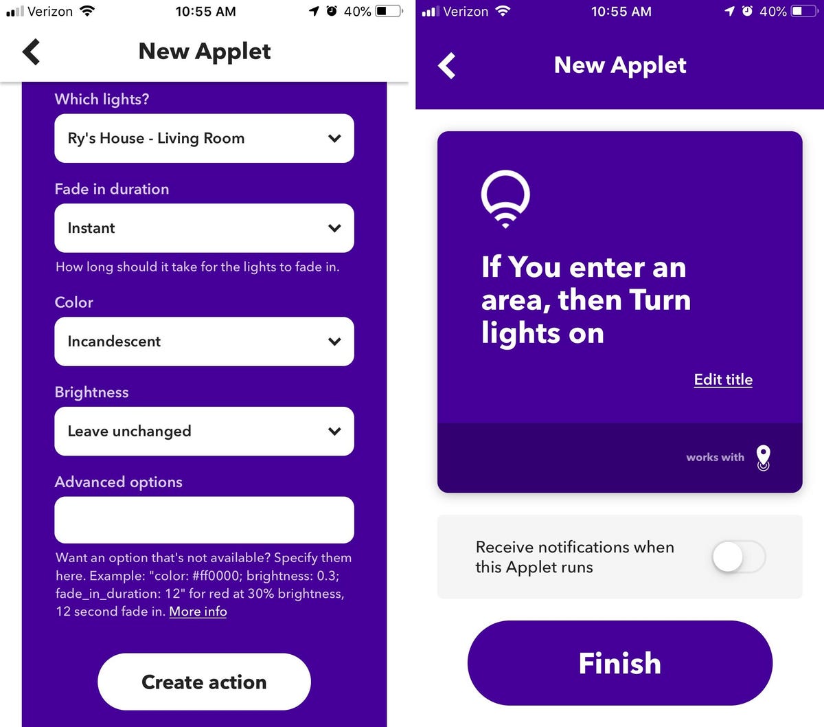 How to turn your lights automatically you get home with IFTTT - CNET