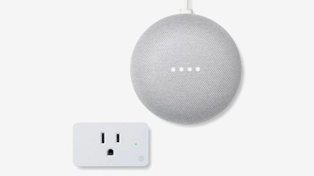 google-nest-mini-and-smart-plug