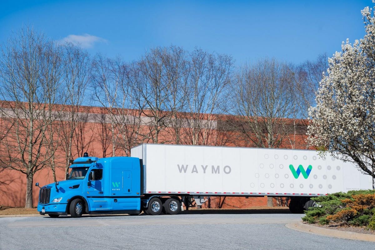 Waymo self-driving tractor trailer