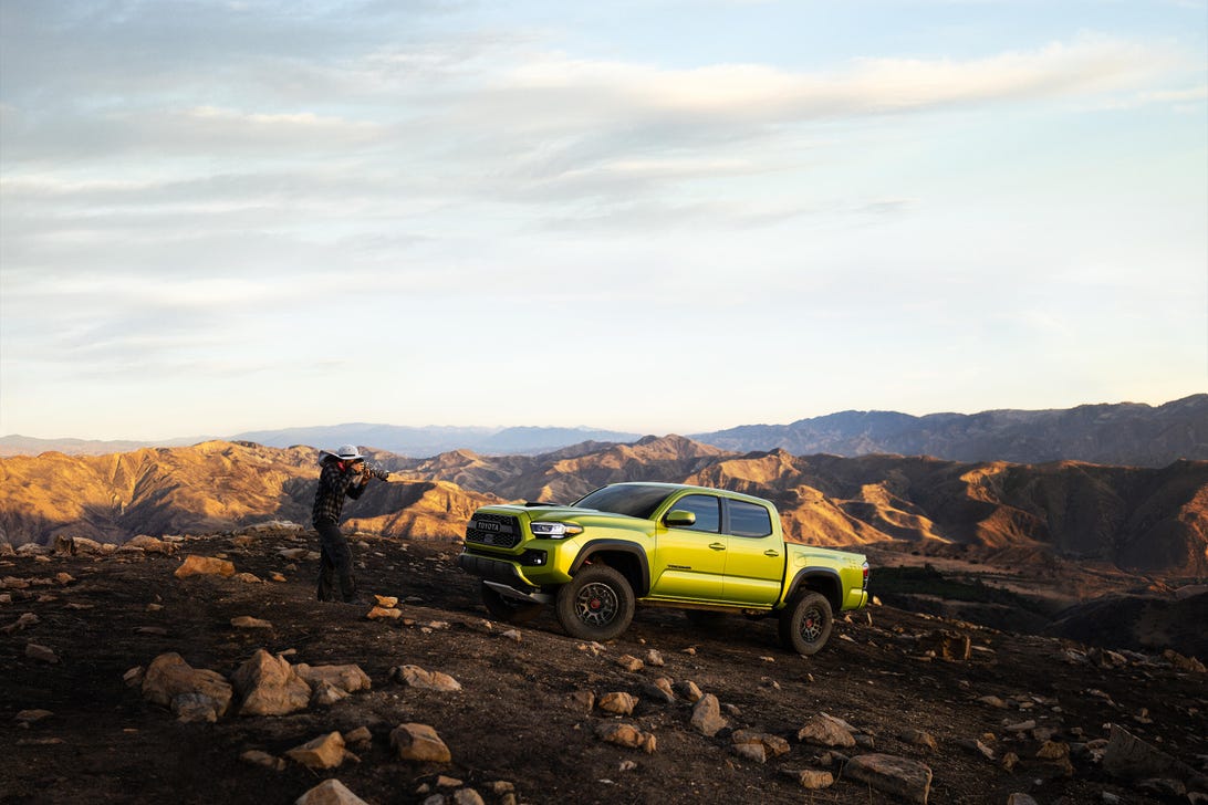 2022 Toyota Tacoma Trd Pro Now In Lime Green Roadshow