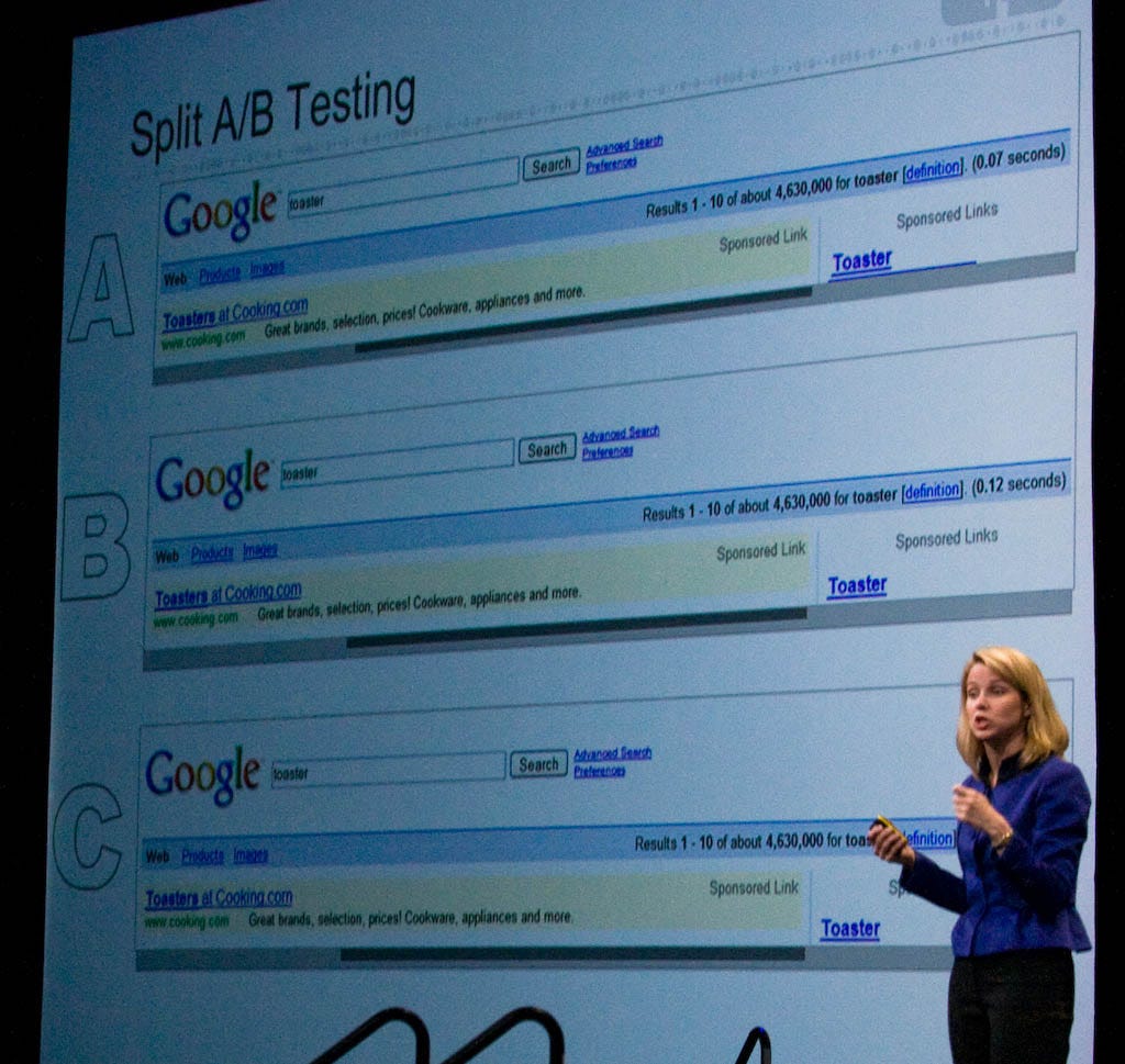 Marissa Mayer, vice president of search products and user experience at Google.