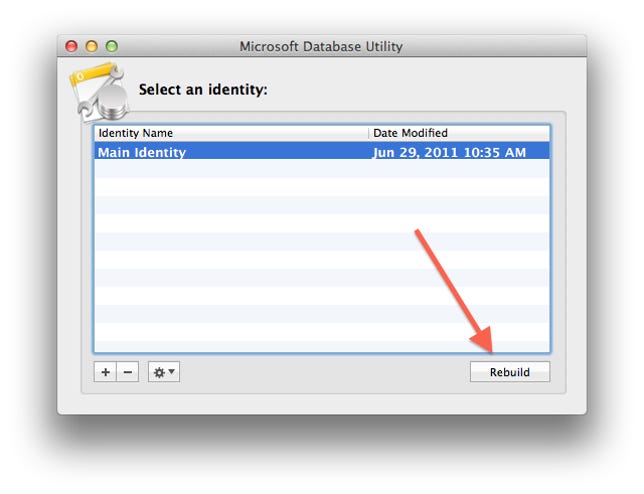 Microsoft Database Utility