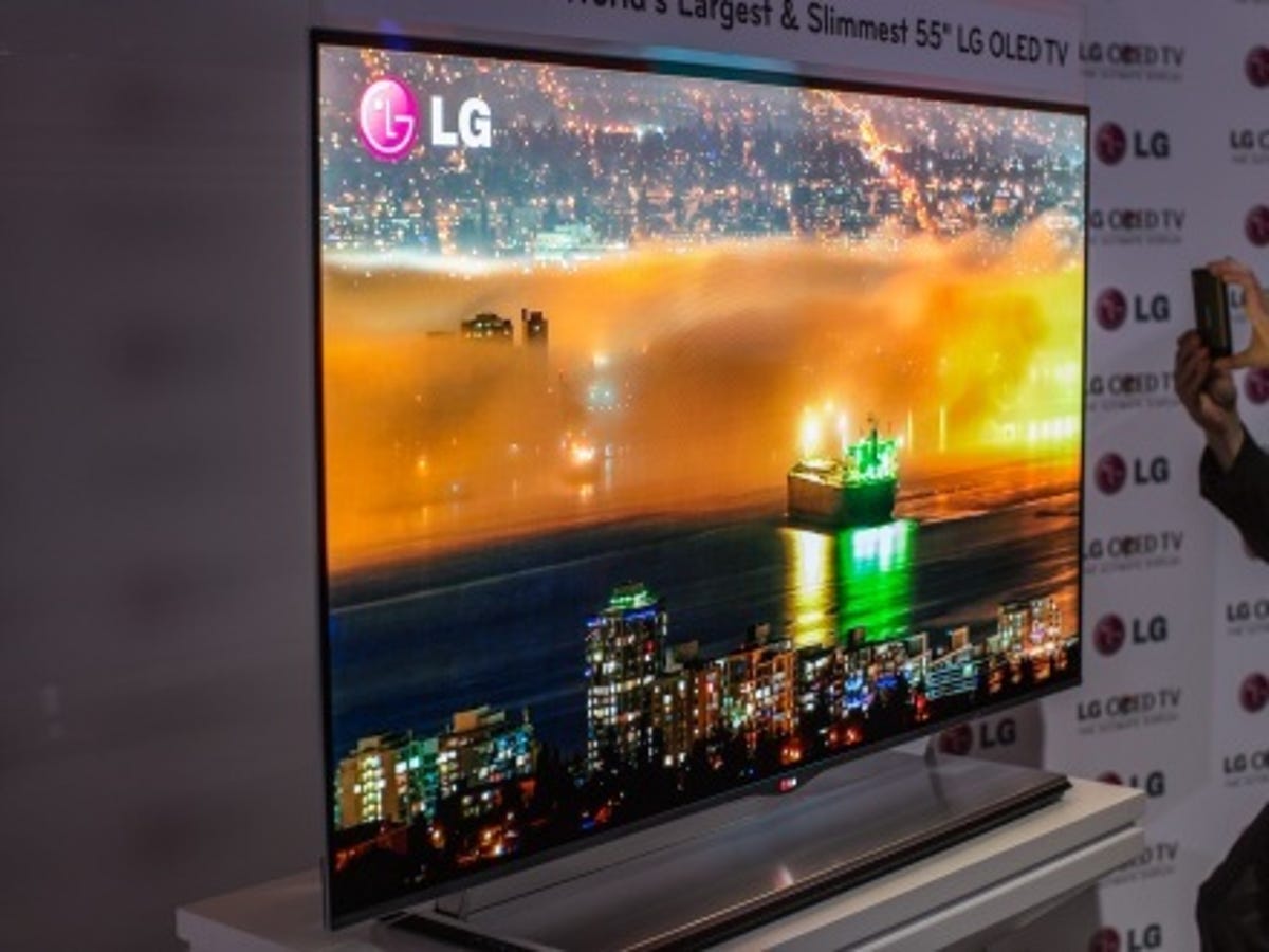 LG OLED TV screen