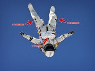 Felix Baumgartner will have five cameras on him to record his historic skydive.