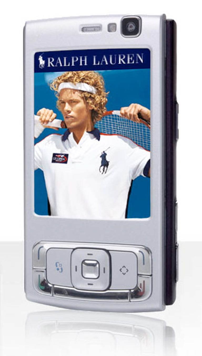 Polo Ralph Lauren on phone
