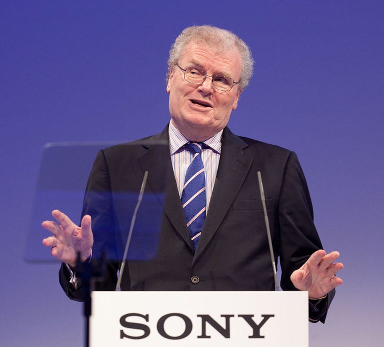 Sony's former Chief Executive Howard Stringer speaking at IFA in 2011.