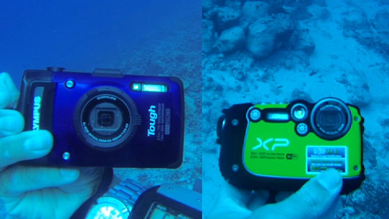 Rugged underwater camera showdown