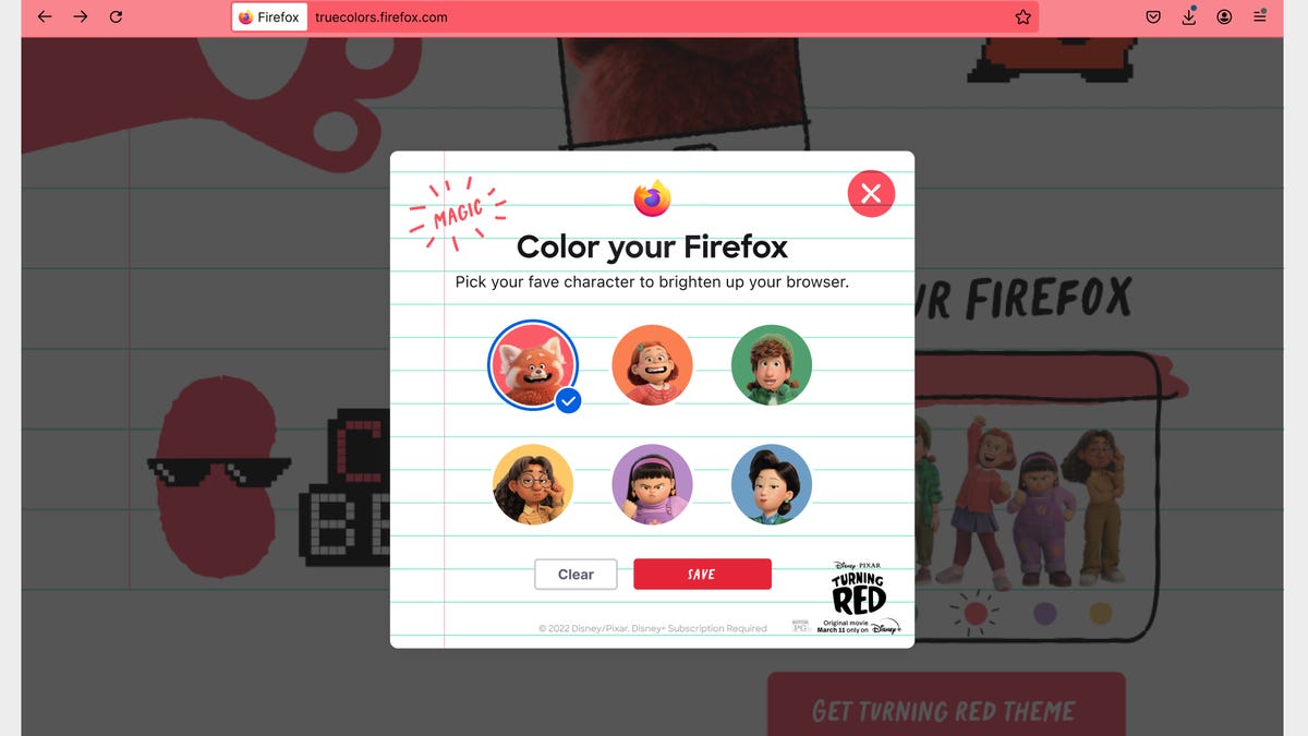 Pixar's 'Turning Red' Teams Up With Firefox to Celebrate Kids and Their Big  Feelings - CNET