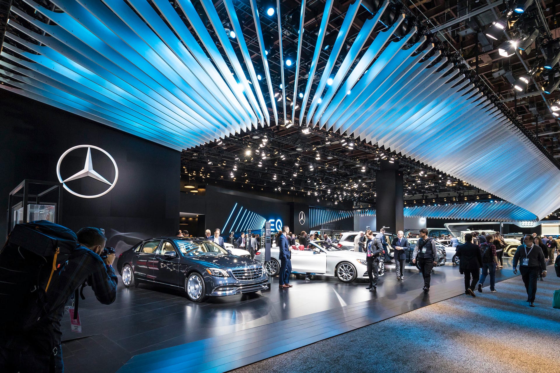 Mercedes Detroit Auto Show Booth