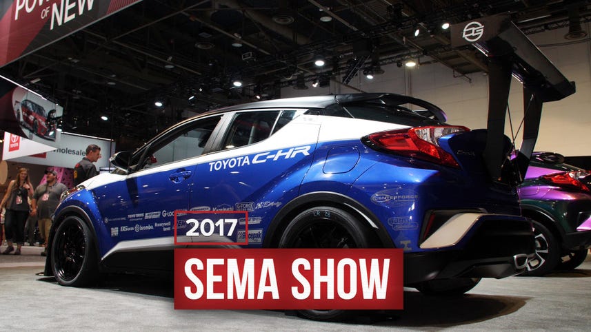 Toyota built a 600-horsepower C-HR for SEMA and it's glorious