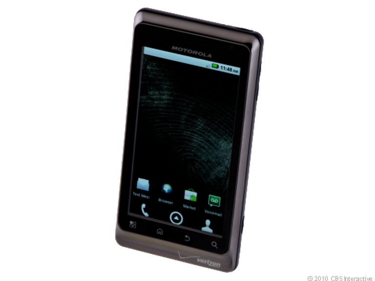 The Motorola Droid 2, the first Android smartphone to ship with Adobe's Flash Player 10.1 preinstalled.