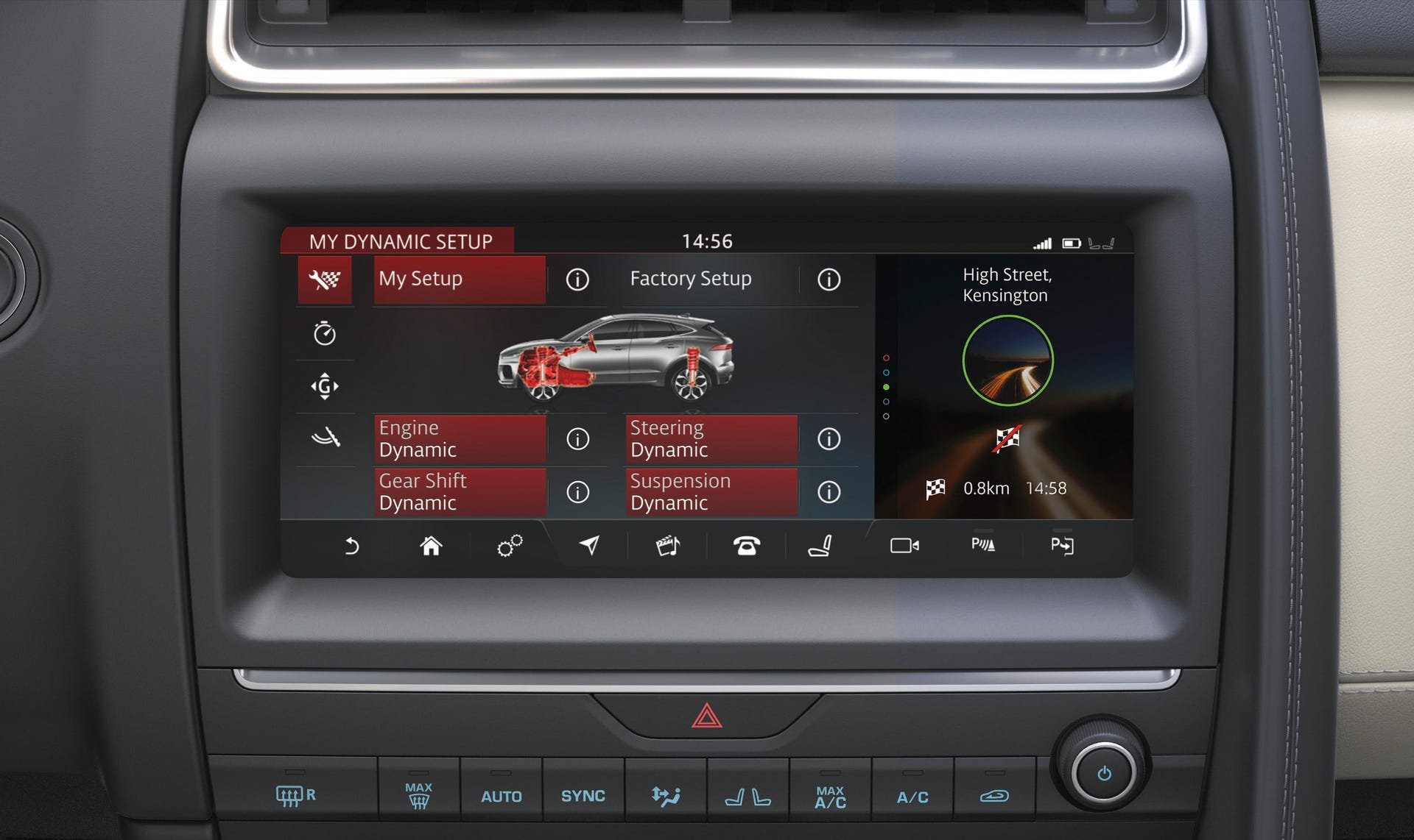 2018 Jaguar E-Pace In Control Touch Pro screenshot