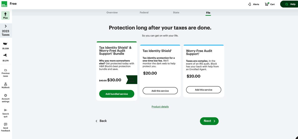 H&R Block offers upgrade for tax Identity and audit defense